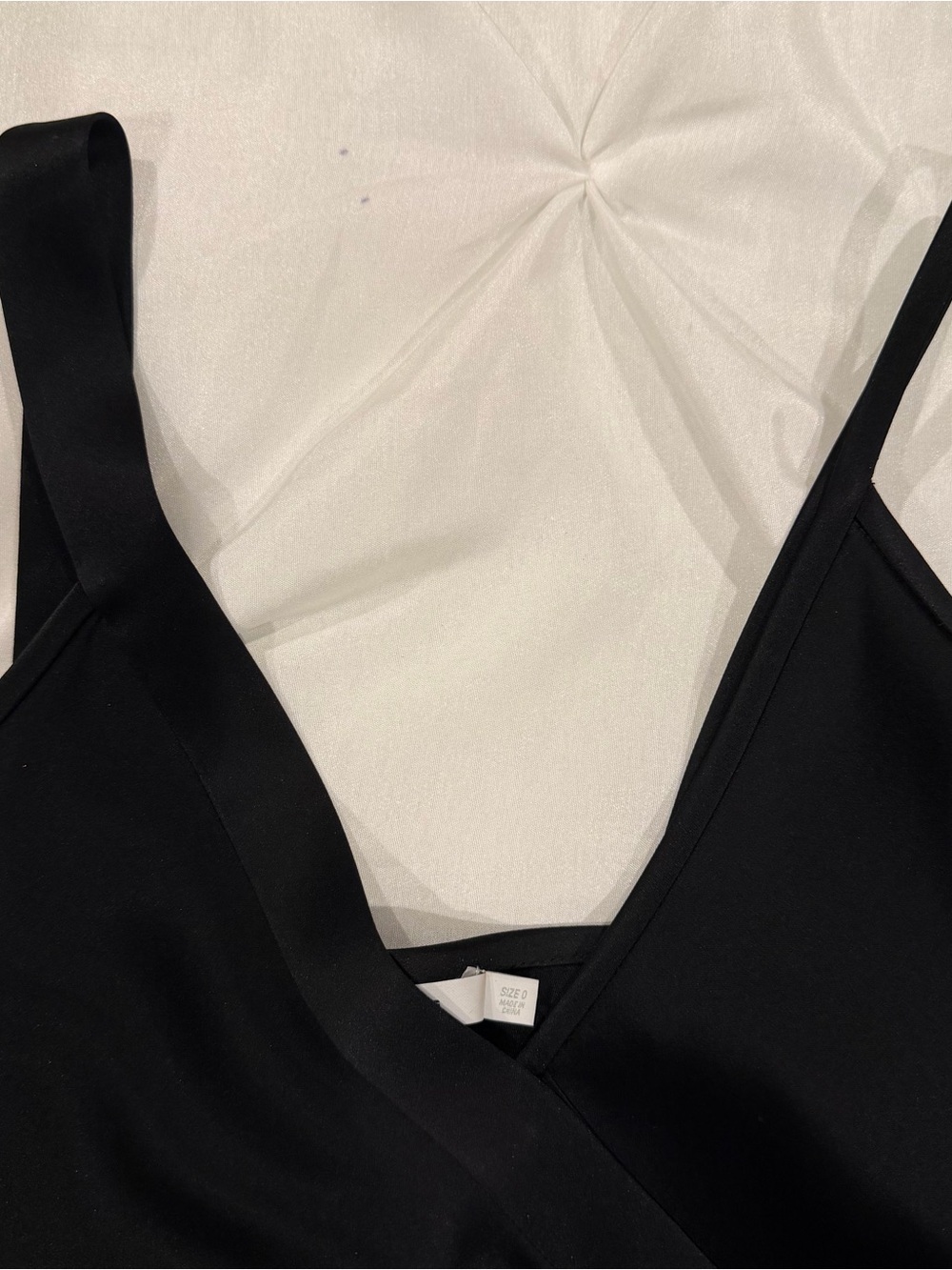 Alexander Wang Black Strapless Satin-Trim Camisole Size XS - Picture 3 of 8